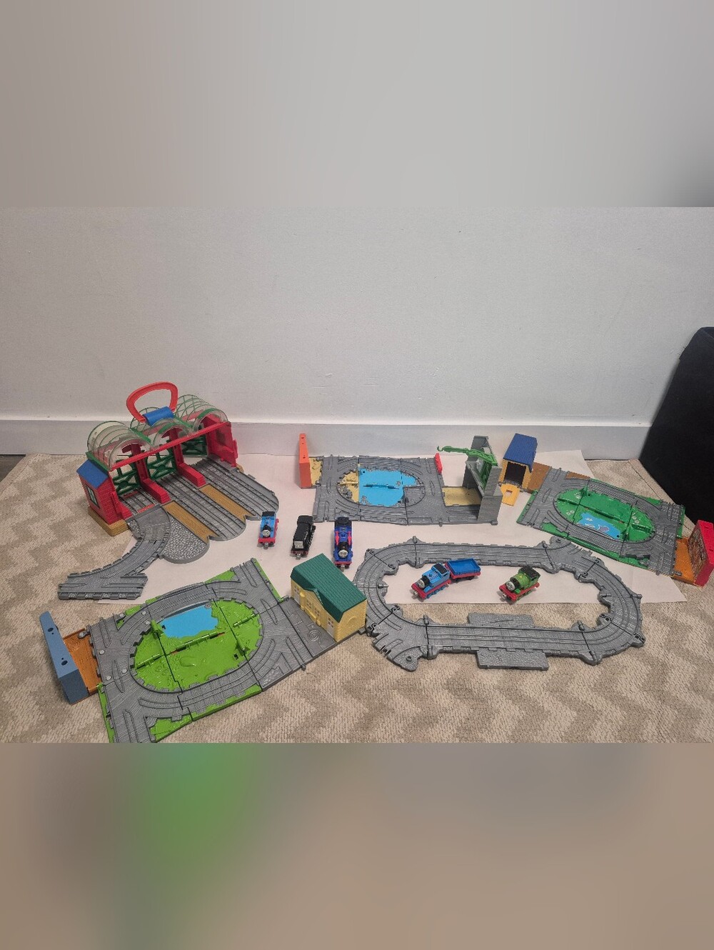 Thomas & Friends Take N Play Die Cast Compatible Sets And Trains 12 Piece Bundle